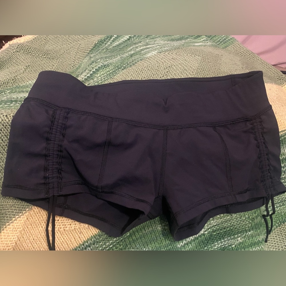 LULULEMON Hot Yoga Shorts with side ties